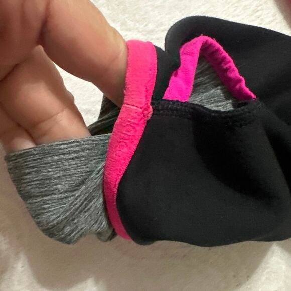 New Balance Jacket Windbreaker Full Zip Mesh Lined Women’s Medium Black Pink - Picture 10 of 10